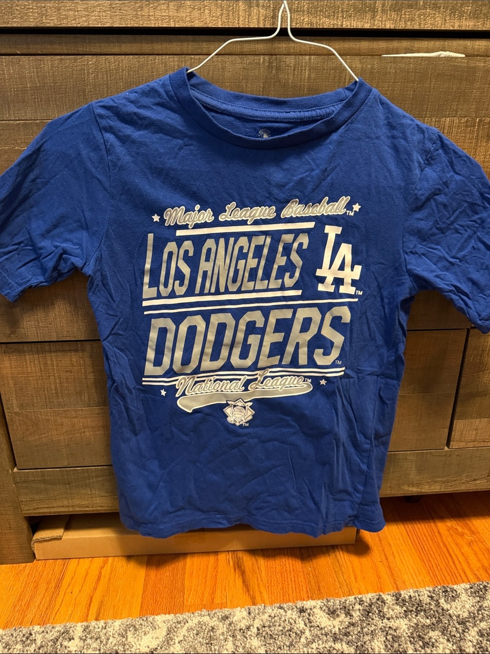 LA Dodgers Kids Blue Graphic T-Shirt